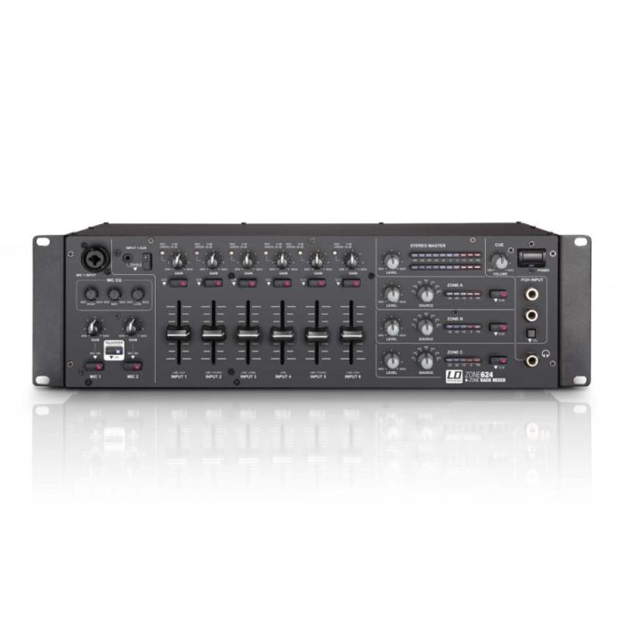 LD Systems ZONE 624 - 19" 4-Zone Mixer