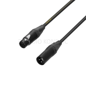 Adam Hall K5MMF0100 Mikrofonski kabel Neutrik, XLR ženski XLR moški, 1m