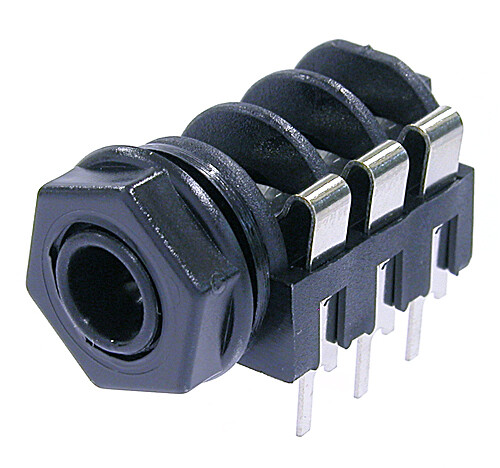 Jack vtičnica Neutrik NMJ6HFD3 stereo, 6.3mm