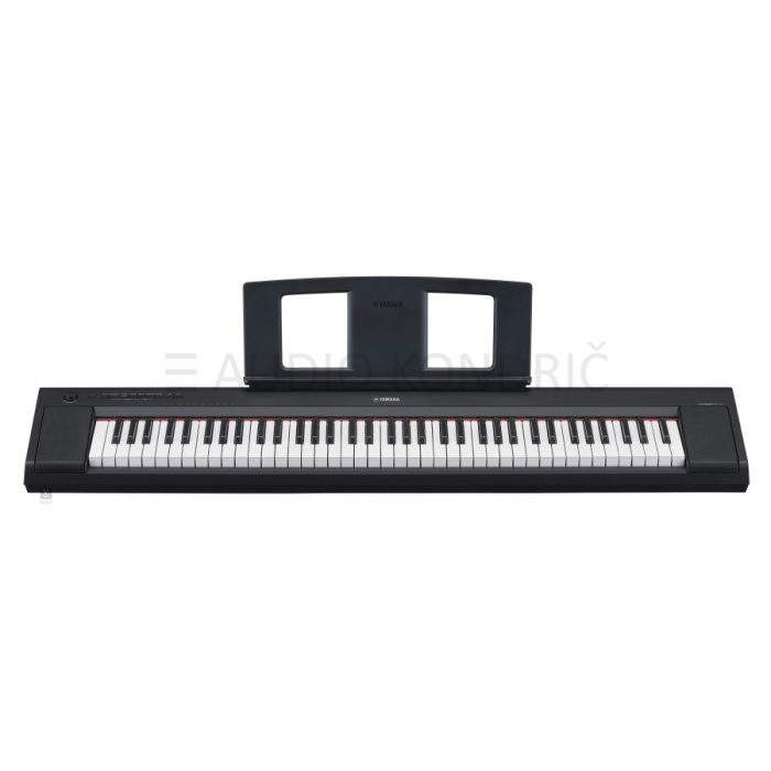 Yamaha Piaggero NP-35 Black prenosni digitalni klavir, 76 tipk