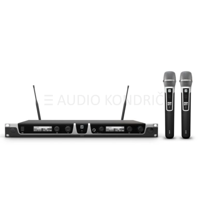 LD Systems U506 HHC 2 | Dvojni ročni kondenzatorski daljinski mikrofon
