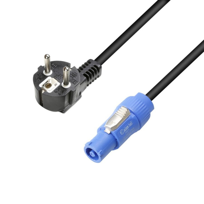 Napajalni kabel, 8101 PCON 0150 X, Šuko - Powercon 1,5m