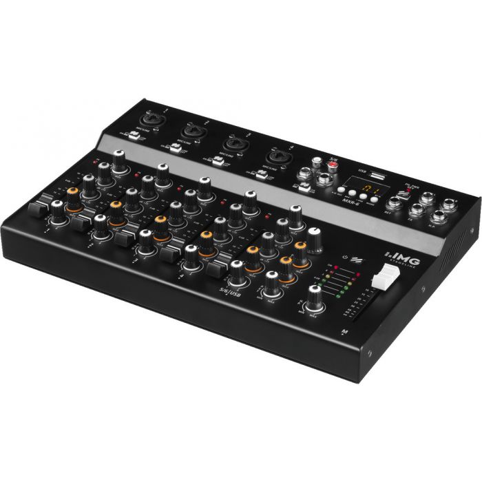 Monacor MXR-6, 6 kanalna mešalna miza z USB / Bluetooth predvajalnikom