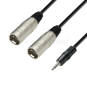 3 STAR YWMM 0300 1x jack 3,5 mm – 2 x XLR, 3m
