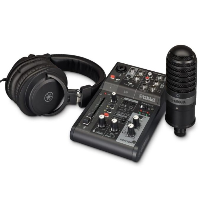 Yamaha AG03 MK2 Live Streaming Pack Black