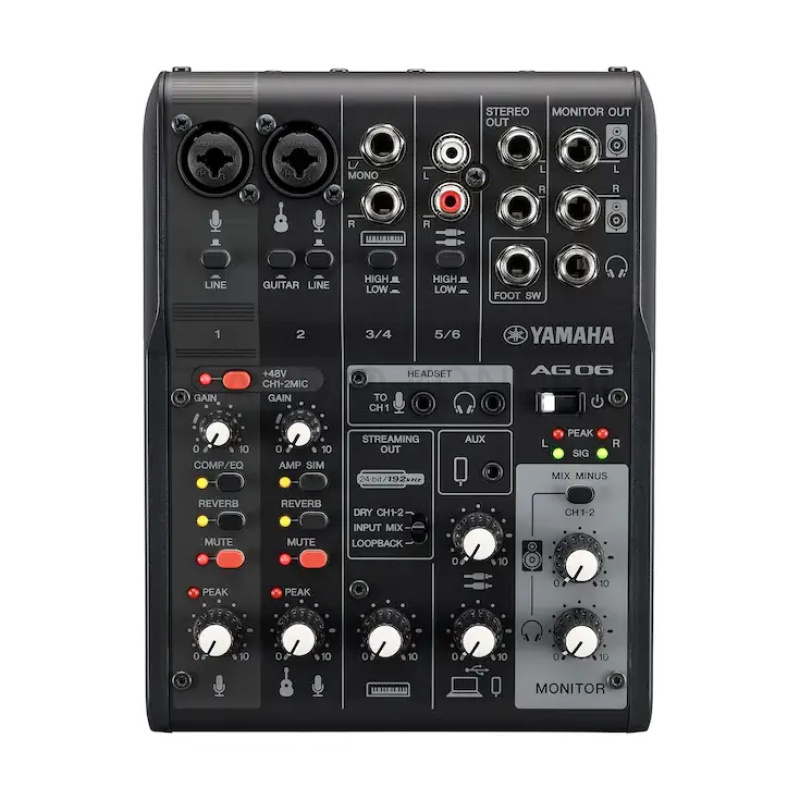 Yamaha AG06 MK2 Black