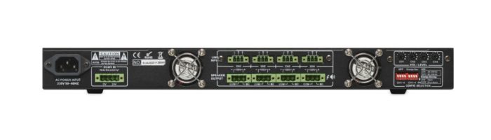 PRH-4350, ojačevalnik 100V & 8 ohm, 4x 350W - slika 2