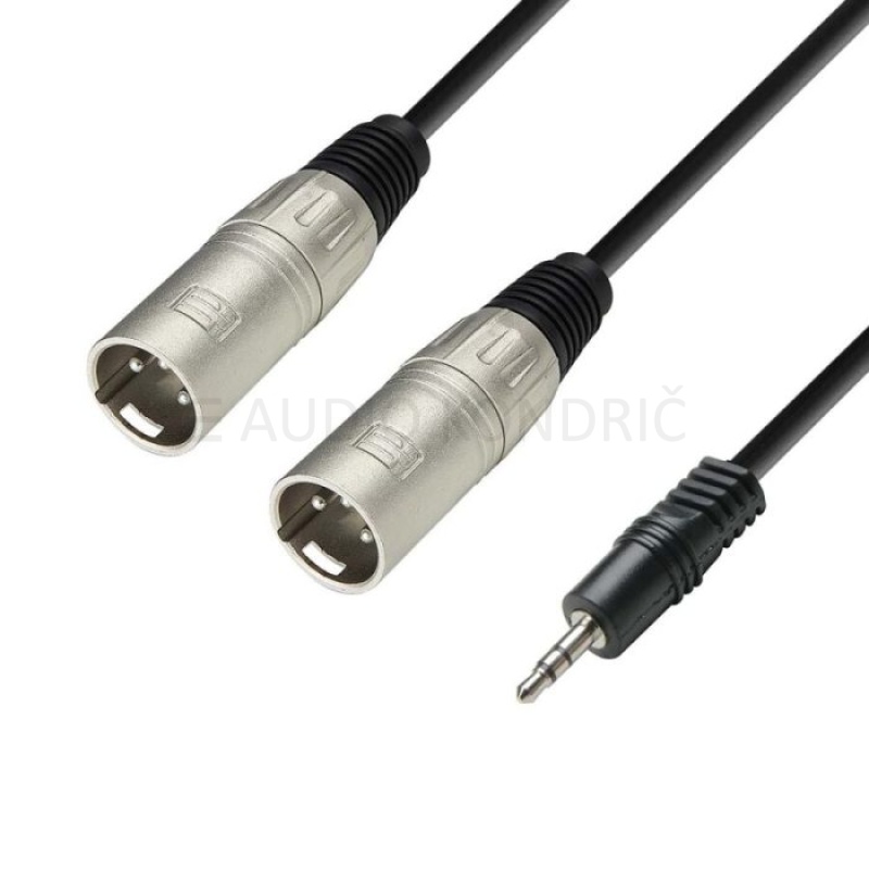 3 STAR YWMM 0100 1x jack 3,5 mm - 2 x XLR, 1m