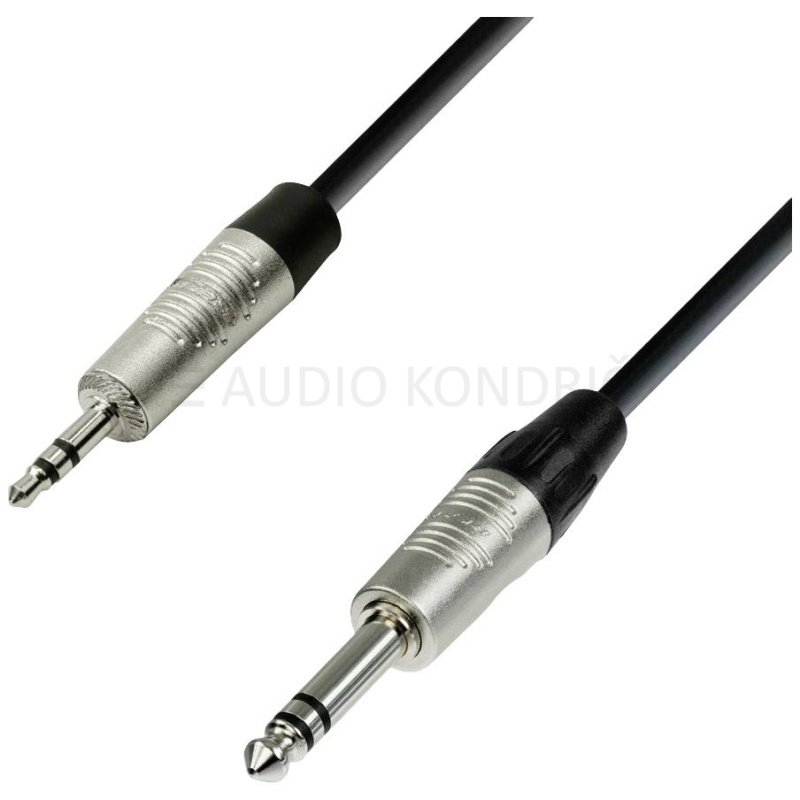 4 STAR BVW 0150 Kabel Jack stereo 3.5mm, Jack stereo 6.3mm moški 1,5m