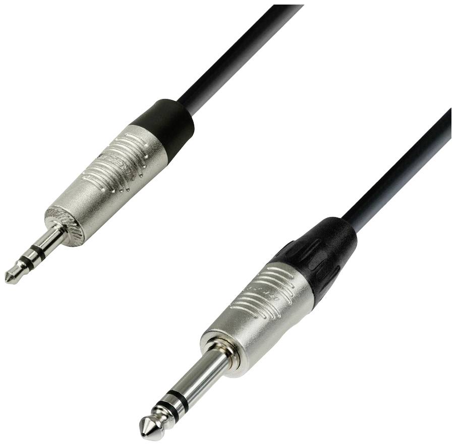 4 STAR BVW 0150 Kabel Jack stereo 3.5mm, Jack stereo 6.3mm moški 1,5m