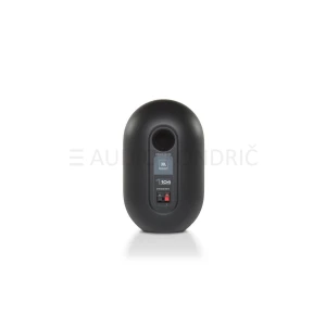 Coaxial 4.5-inch (118 mm) LF driver and .75-inch (19 mm) soft-dome HF driver deliver full-range fidelity Reference mixes over Bluetooth with built-in Bluetooth 5.0 streaming Integrated 60-watt Class D power amplifier; 30 watts distributed to each speaker Acoustically optimized for desktop placement Molded ABS cabinet with contoured low-frequency port Three sets of inputs allow connection with professional equipment, personal music players and consumer-level devices Host monitor includes electronics for the extension monitor, minimizing wiring and clutter Front-panel input control selects Bluetooth, Aux, RCA, TRS or combines all inputs Front-panel volume control Front-panel headphone jack with speaker mute feature Integrated power supply Available in black (104-BT) and white (104-BTW) variants