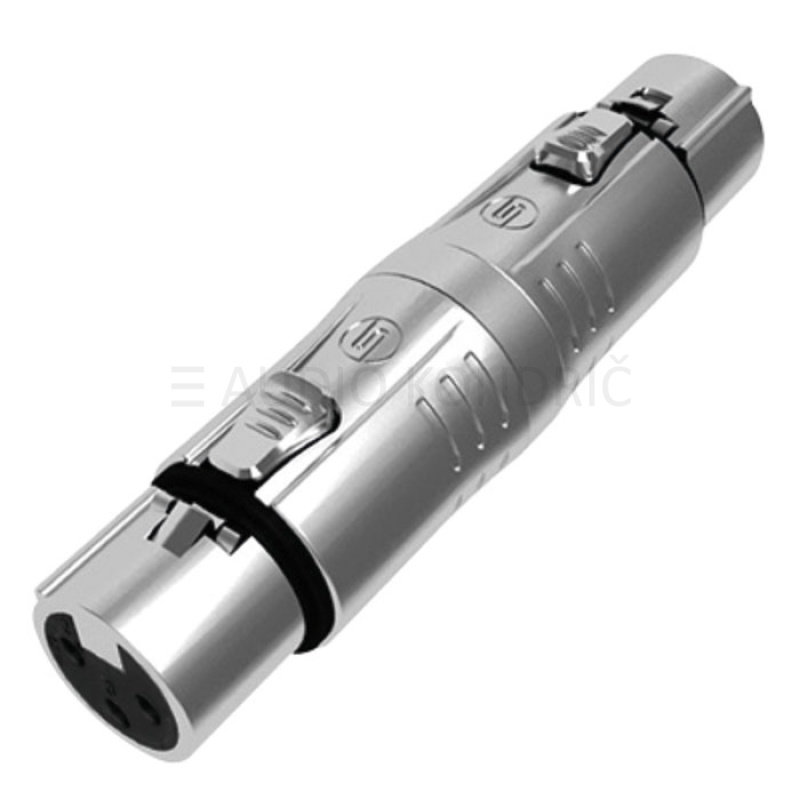 Adapter ženski XLR 3P ženski XLR 3P MA3F3F