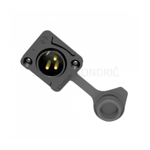 Seetronic XLR 3P Moški vgradni XLR konektor, D-tip, IP65