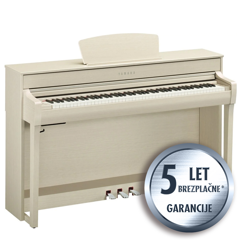 Yamaha Clavinova CLP-735 WA, digitalni klavir, Pepelnato bel