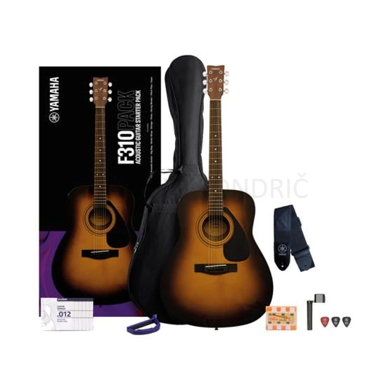 Akustična kitara Yamaha F310TBS Set