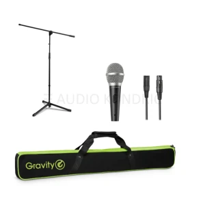Gravity MS 5311 B stojalo + Mikrofon ATR1500x + prenosna torba