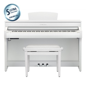 Yamaha Clavinova CLP-725 W, digitalni klavir + nastavljiva klop