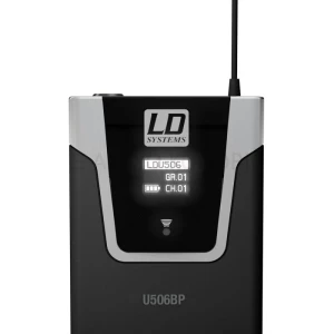 LD Systems U506 BPL 2 Brezžični mikrofonski sistem, 2 x žepni oddajnik 2 x kravatni mikrofon 5