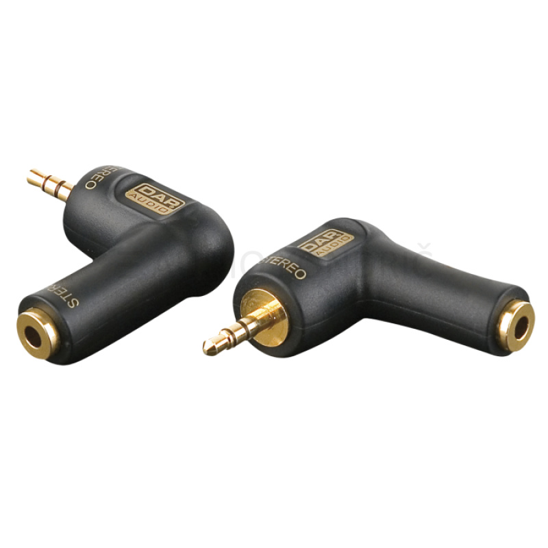 Adapter XGA08 mini-jack/M stereo na mini-jack/Ž - 90°