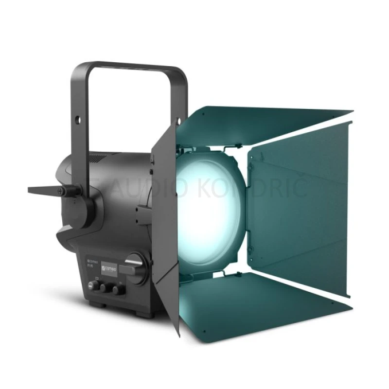 Compact Full-Color Fresnel Spotlight with RGBW-LED