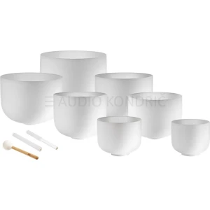 MEINL Sonic Energy Crystal Singing Bowls Chakra Set