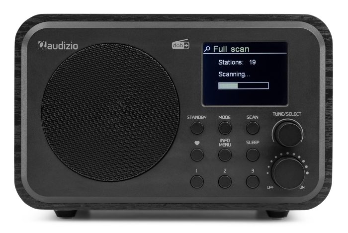 MILAN DAB+ RADIO WITH BATTERY BLACK