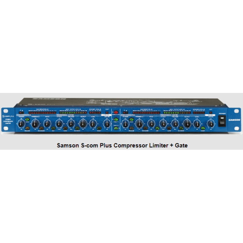 Samson S-Com Plus Stereo Compressor Limiter