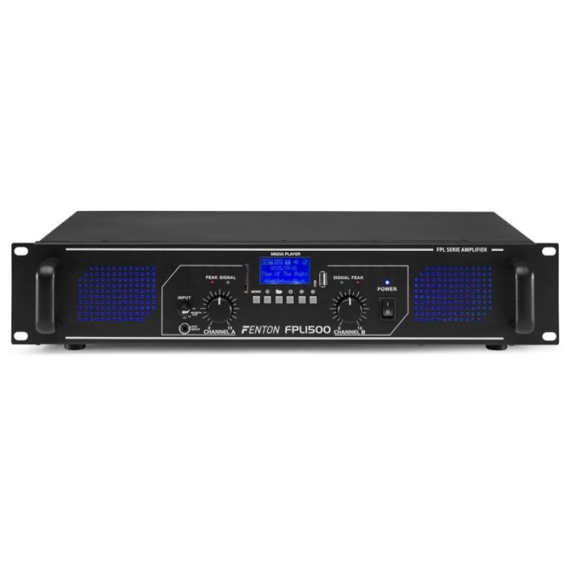 FPL1500 digitalni ojačevalnik 2X 1500W, Bluetooth ter USB predvajalnik