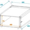 Rack ohišje, 4U, 24 cm globine rizba