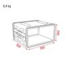 DAP Audio Kompaktno RACK ohišje, 4U ABS 3