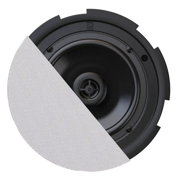 Audac CIRA724I/W, vgradni zvočnik 6,5" 8ohm/100V, odprtina izreza 200mm