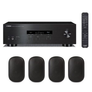 SET Kompletno ozvočenje, Stereo Receiver Yamaha R-S202D, 4 x nadgradni zvočnik