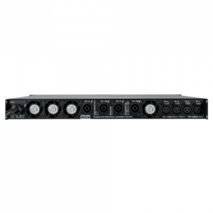 Compact (1U) and lightweight Class D touring amplifier Lo-Z (2, 4, 8 ohms), Hi-Z (70/100 V), stereo and bridge modes DSP with 512 FIR filter taps and 8-band parametric EQ Full control via IP and Windows 10/11 software Universal SMPS (100 - 250 V AC) with PFC1