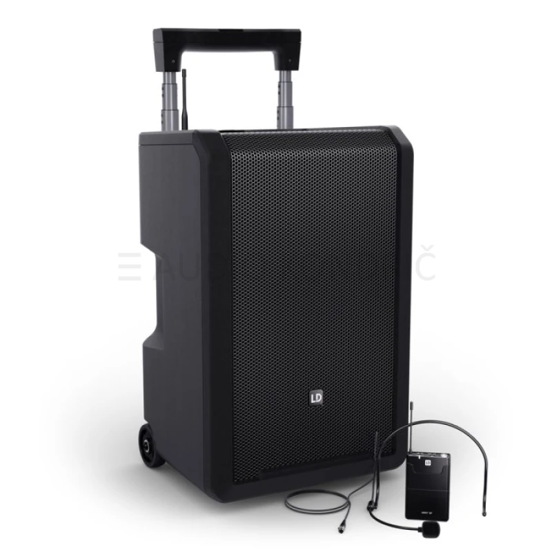 LD Systems ANNY® 10 BPH B6 – 10 Portable battery-powered Bluetooth® PA System with mixer and 1x headset microphone