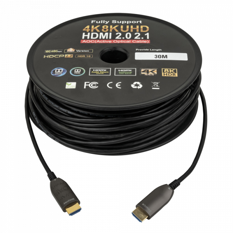HDMI kabel 30m, aktivni HDMI 2.0 optični kabel 4K