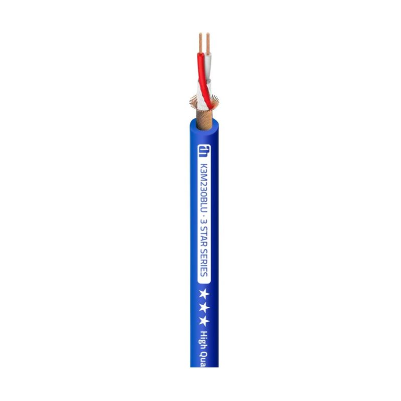 Adam Hall 3 STAR 230 BLU Mikrofonski kabel, 0.34 mm², moder