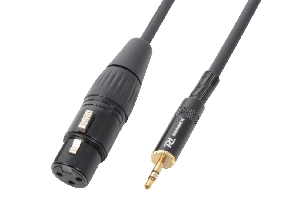 XLR Jack kabel CX50-05 XLR ženski – Jack stereo moški 3,5mm, 0,5m