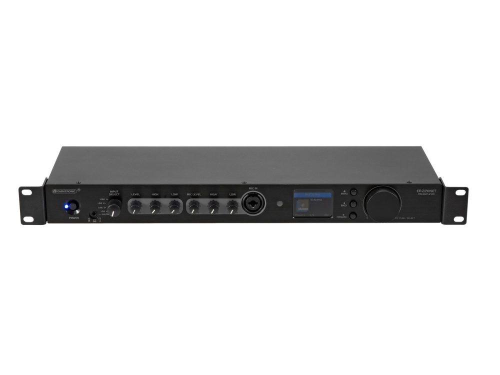 EP-220NET Predojačevalnik z Bluetooth sprejemnikom, DAB+ ter Internetni radio