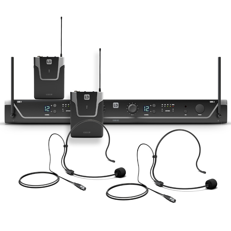 LD Systems U306 BPH 2 Dvojni naglavni daljinski mikrofon