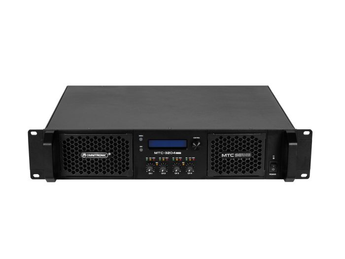 MTC-3204DSP 4-kanalni ojačevalnik, Ohm in 100V
