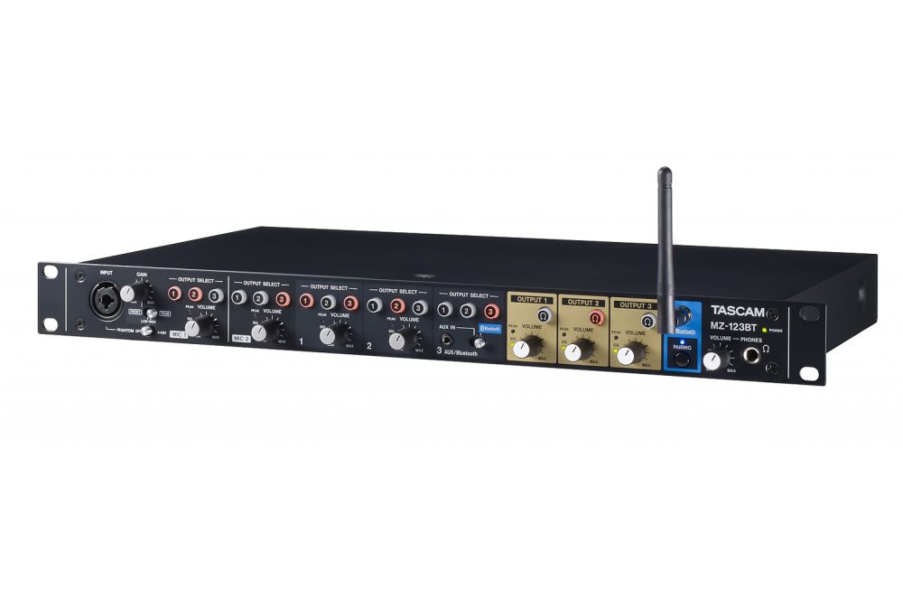 Tascam MZ-123BT Zonska mešalna miza, Bluetooth - slika 3