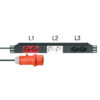 Adam Hall 87473 19″ razdelilec spredaj
