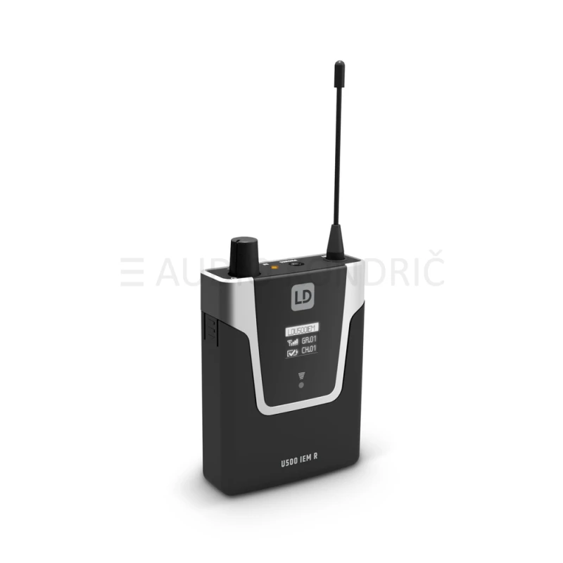 LD Systems U505 IEM R Receiver sprejemnik, B band, 584 – 608 MHz
