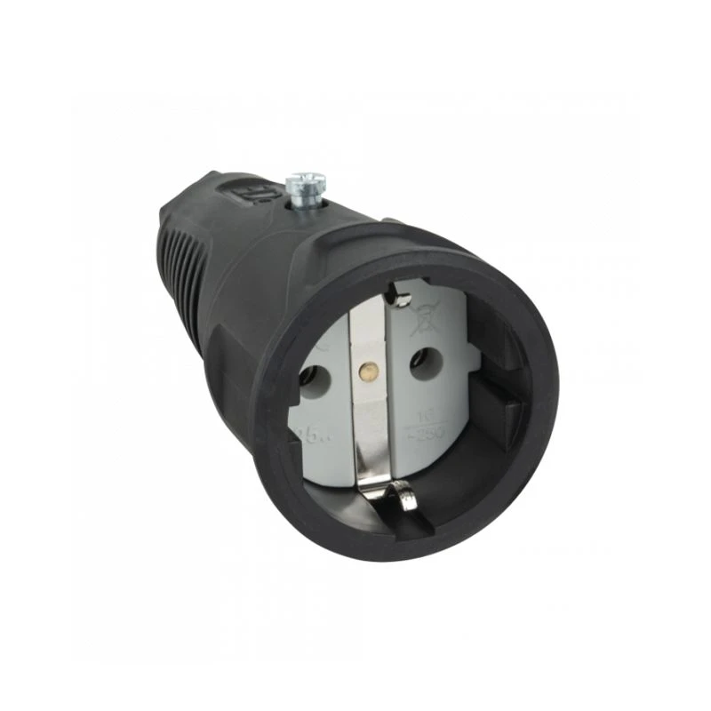 Vtičnica Šuko PCE Rubber, 16A/250V