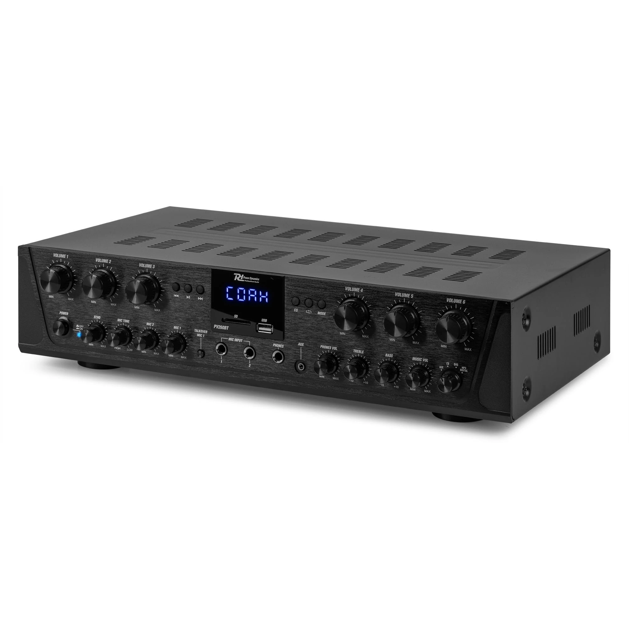 6 zonski ojačevalnik 6x 100W + bluetooth + USB SD predvajalnik - slika 9