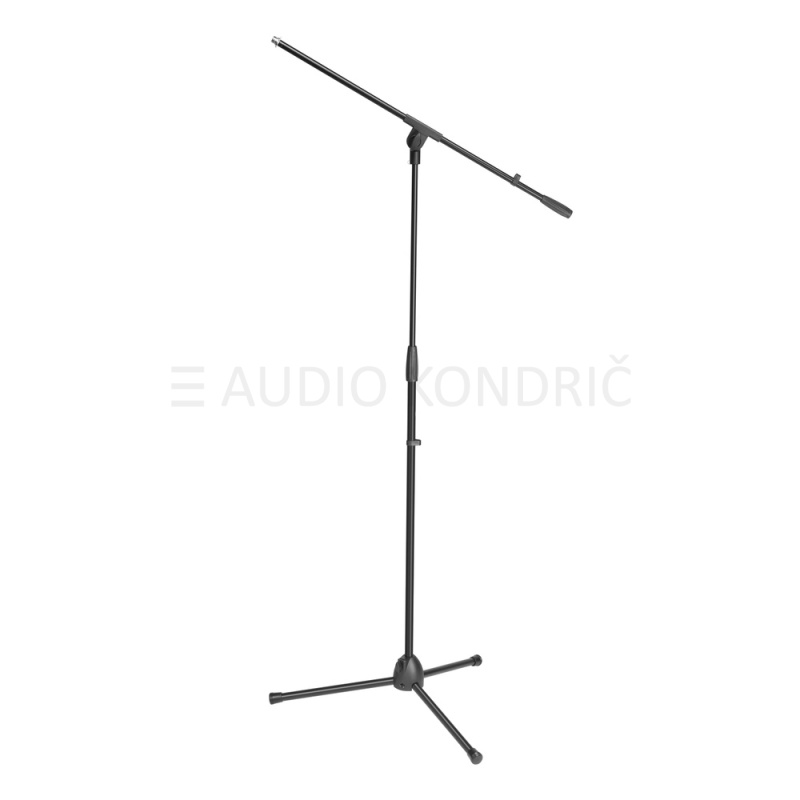 Microphone Stand with Boom Arm, Black
