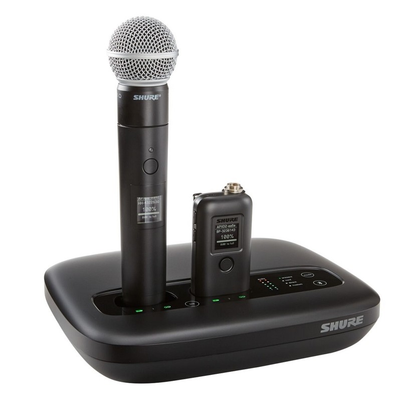 SHURE MXW neXt 2 Ročni dinamični daljinski mikrofon,1,9 GHz