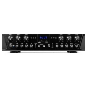 6 zonski ojačevalnik 6x 100W + bluetooth + USB SD predvajalnik