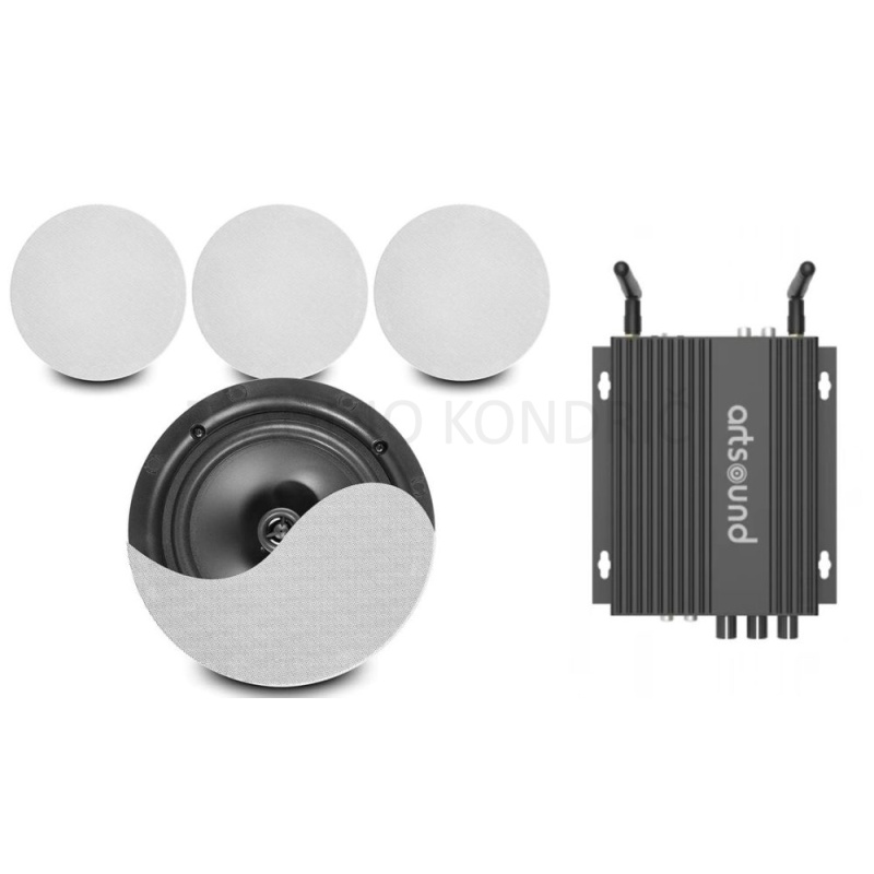 ArtSound - SMART HYDE SET Multiroom ojačevalnik, internet radio Wifi/ BT + 4 kom zvočniki