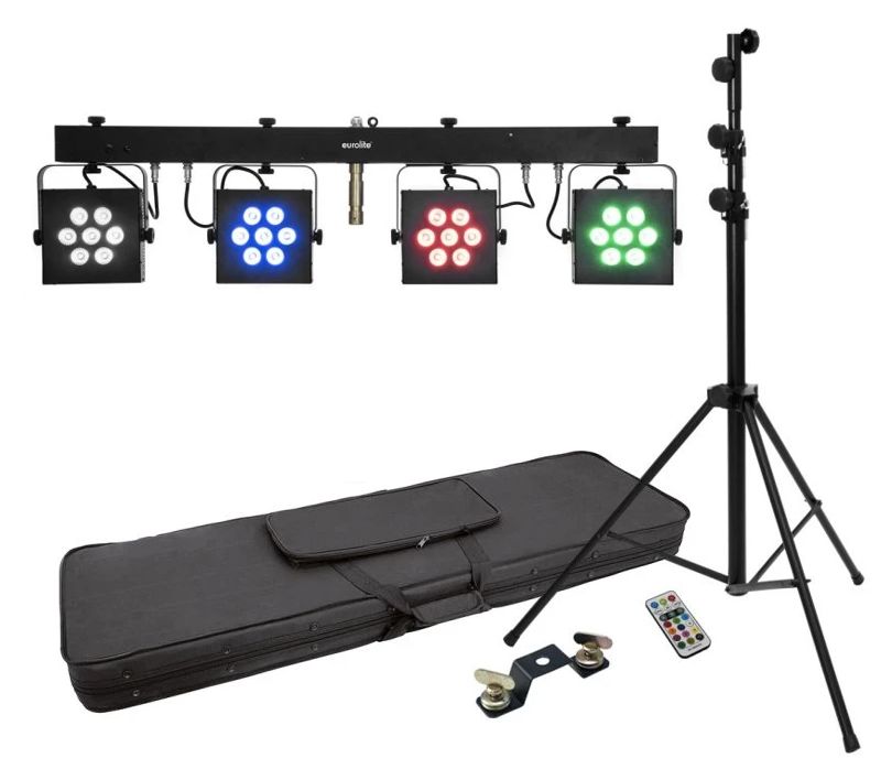 EUROLITE Set LED KLS-3002 , Led reflektorji + Stojalo - 315cm